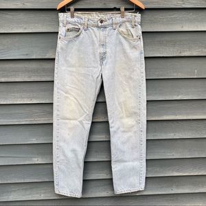 Levi’s Vintage 505 orange tab high waisted jeans 33x39